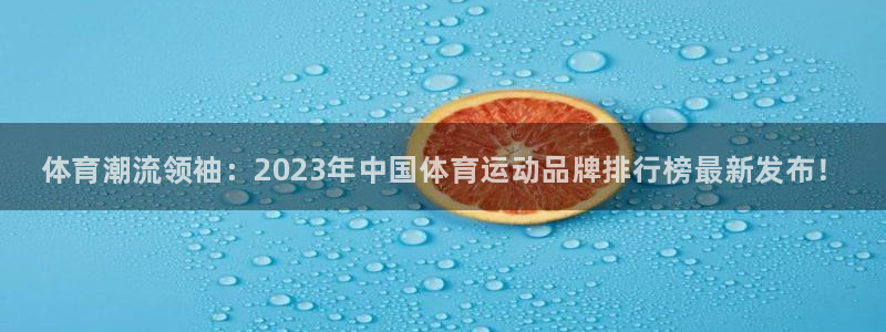 yy易游官网下载平台是正规平台吗知乎：体育潮流领袖：2023