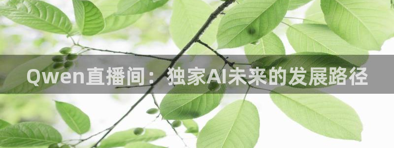 雨燕直播nba常规赛：Qwen直播间：独家AI未来的发展路径